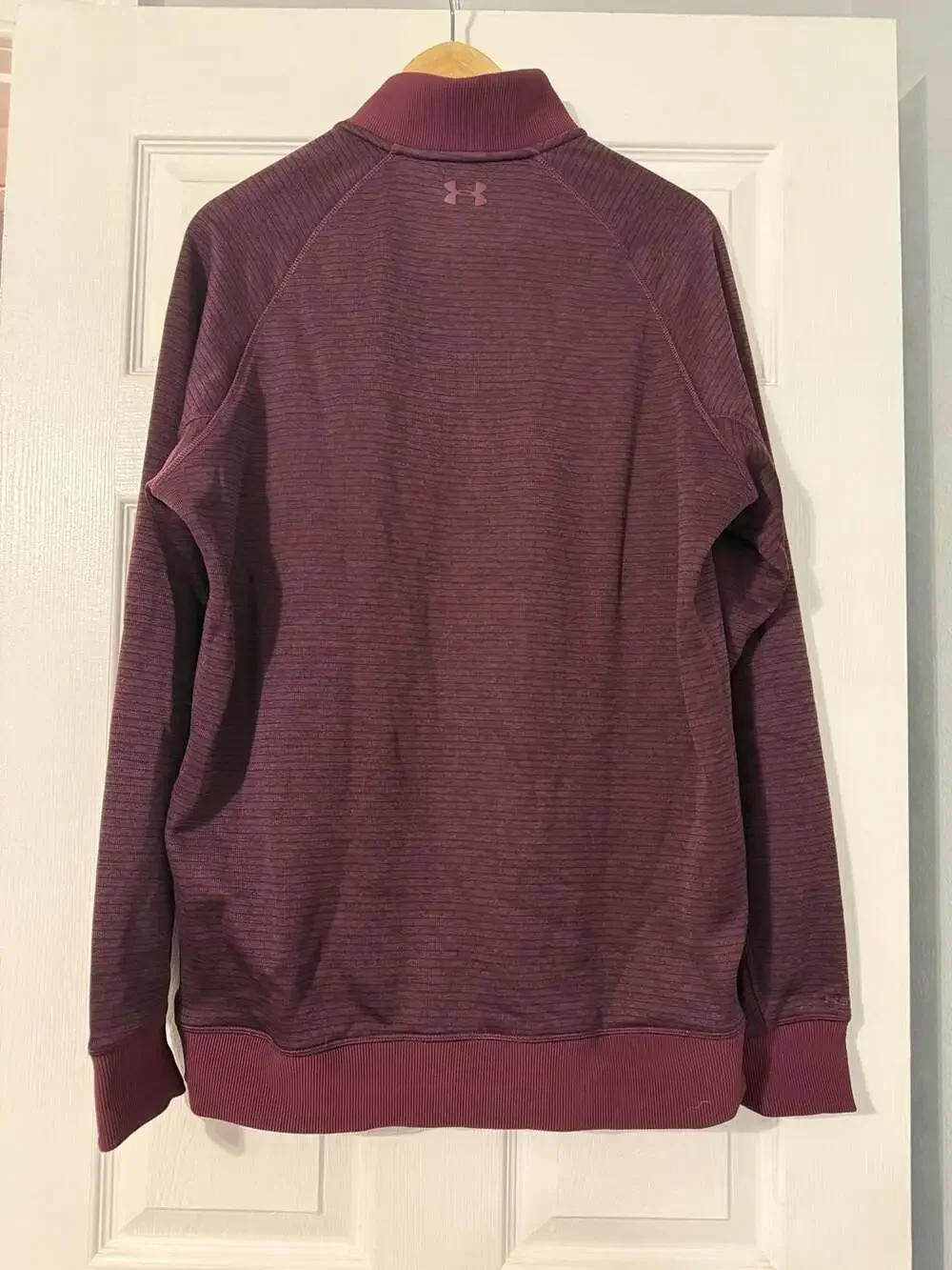 Under Armour ColdGear Loose 1/4 Zip Pullover Maroon Men's Size Large